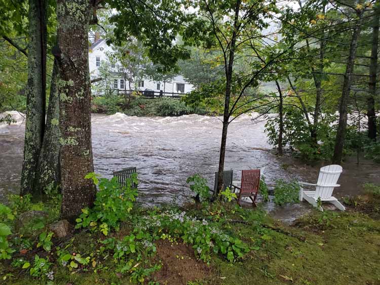 raging river